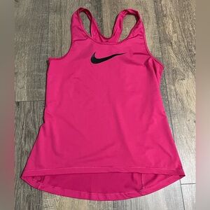 Nike Women's Fuchsia Logo Tank Top Size Medium GUC